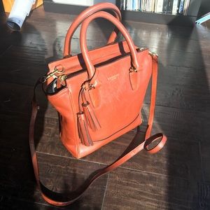 Classic Coach Tan Crossbody Handbag